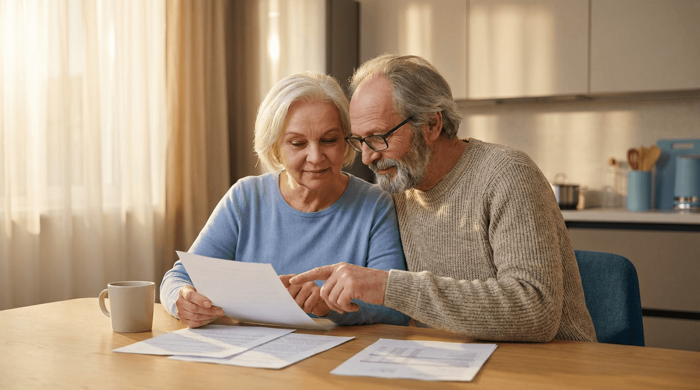 Happy retired couple enjoying retirement